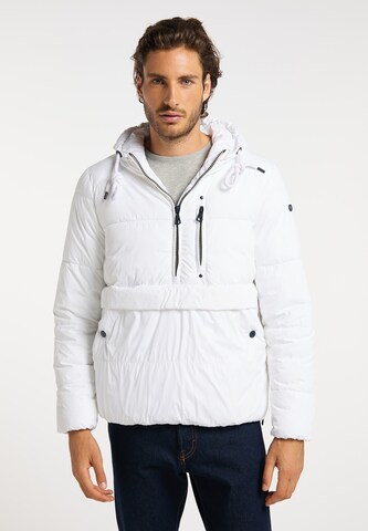 DreiMaster Maritim Winter Jacket in White: front