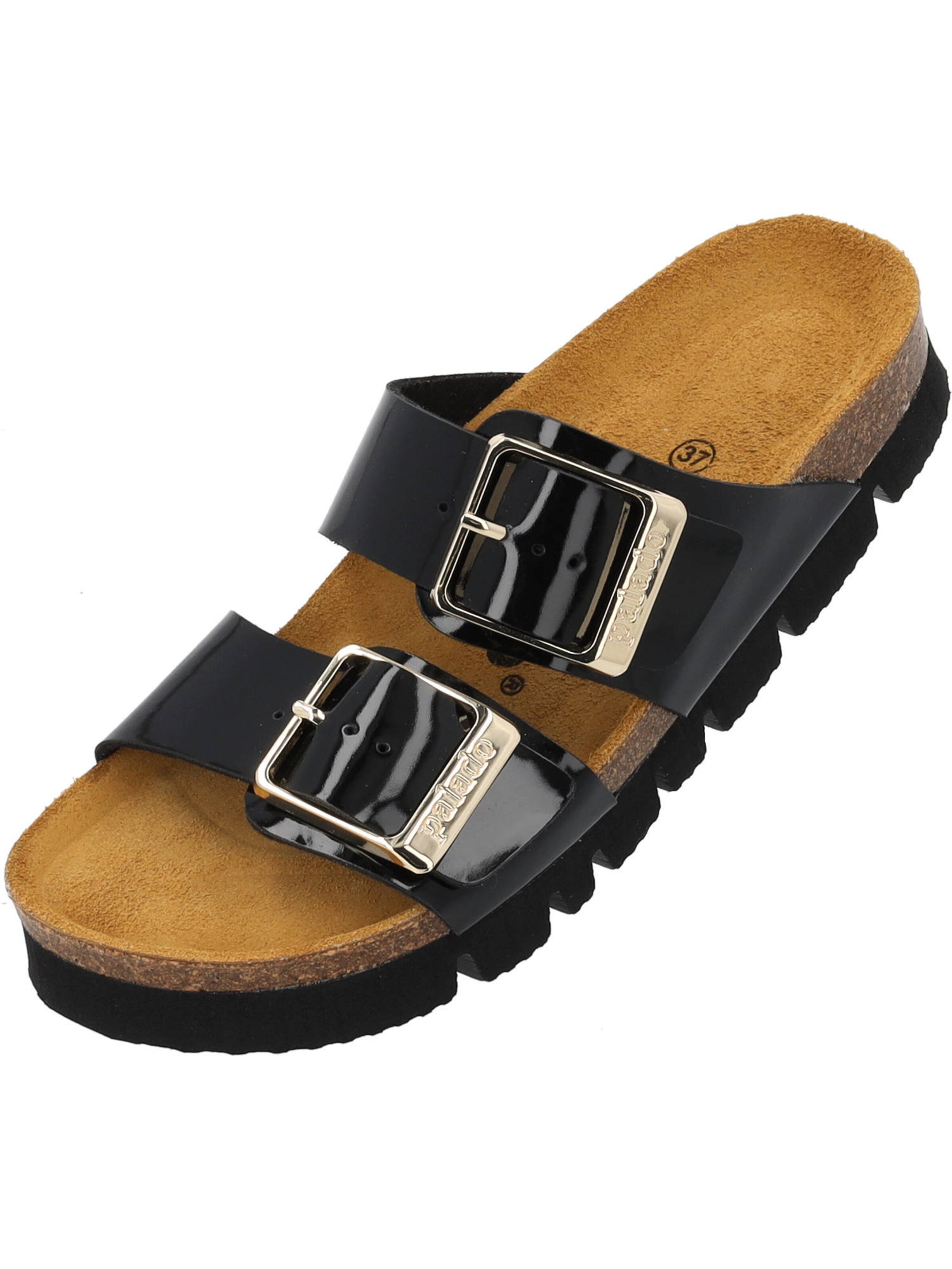 melns Palado Ādas čības 'Samos EGS PL': no priekšpuses