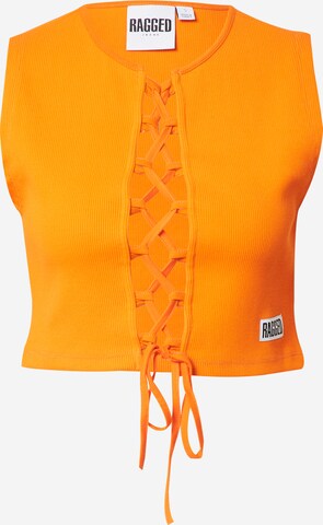 The Ragged Priest Top 'ZEAL' in Orange: front