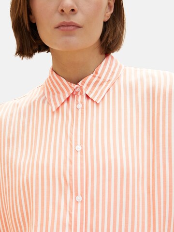 TOM TAILOR Bluse in Orange