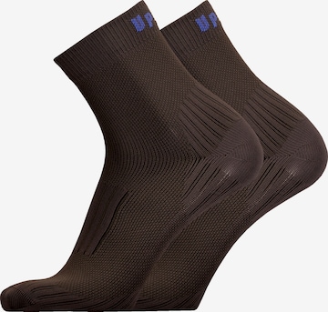 UphillSport Athletic Socks 'FRONT' in Grey: front