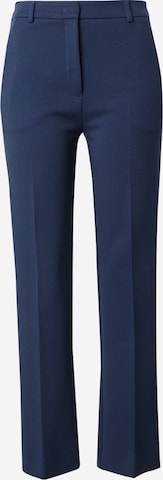 Coupe slim Pantalon à plis 'TANGA' Weekend Max Mara en bleu : devant