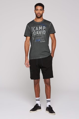 CAMP DAVID Shirt in Black