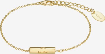 s.Oliver Bracelet in Gold: front