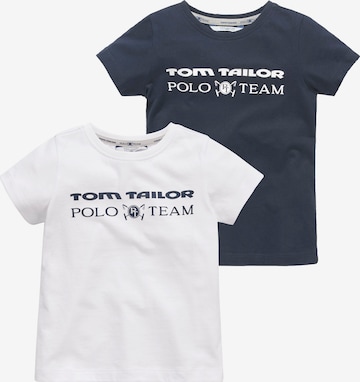 Tom Tailor Polo Team T-Shirt in White: front