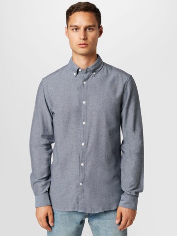 Coupe slim Chemise 'TAR' Only & Sons en bleu : devant