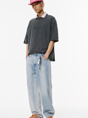 Pull&Bear Shirt 'STWD' in Black