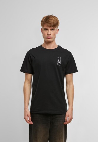 Mister Tee - Camisa 'Peace Sign' em preto