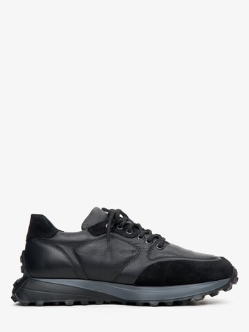 Estro Platform trainers '4903' in Black: front