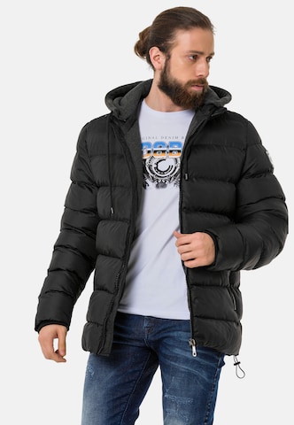 CIPO & BAXX Steppjacke in Schwarz