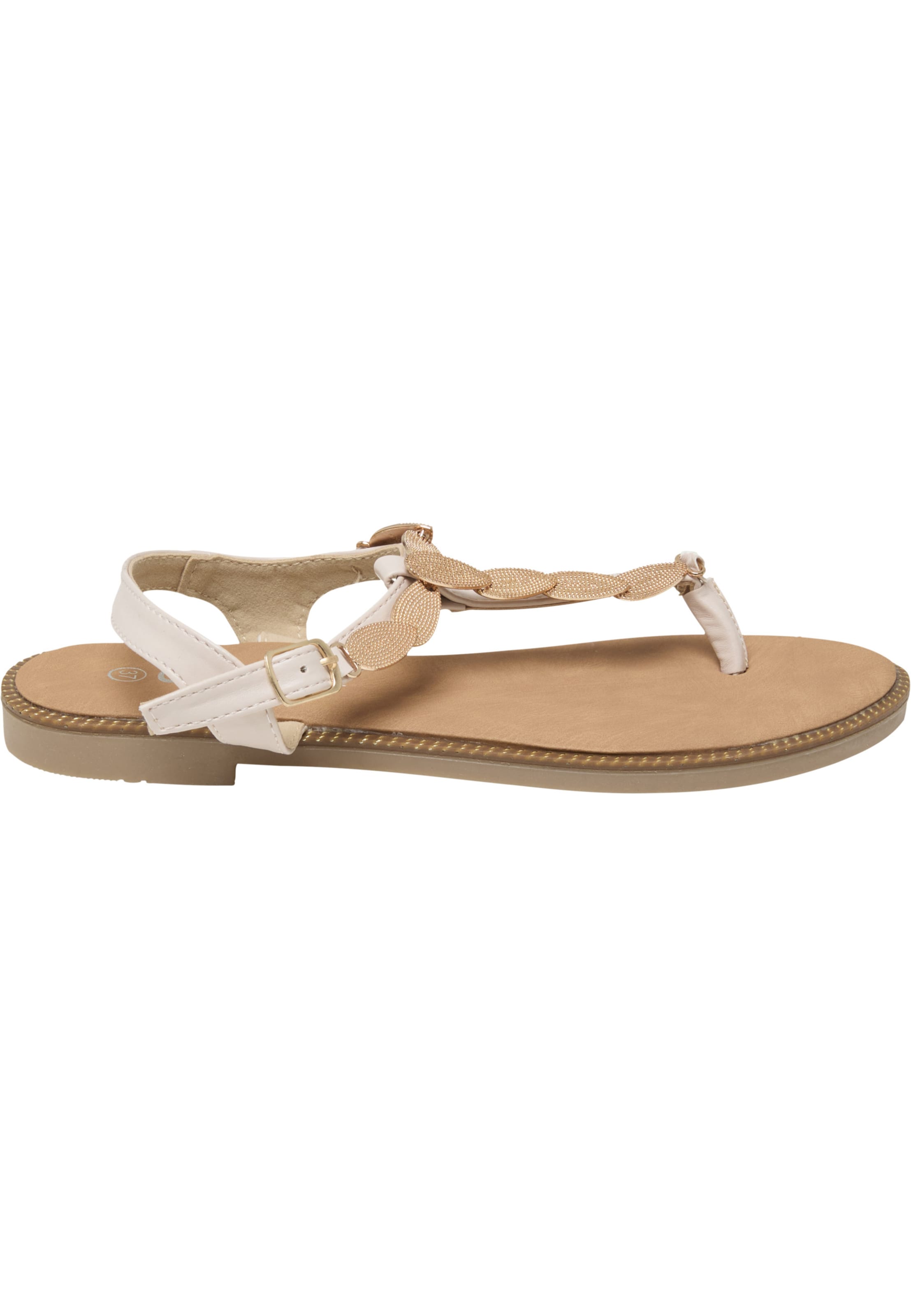 Cloud5ive T-bar sandals 'Wiliam' in Beige