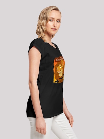 F4NT4STIC Shirt 'Disney König Der Löwen Simba Und Mufasa' in Black