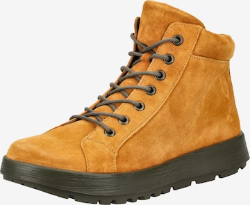 THINK! Schnürstiefelette in Braun: Vorderseite