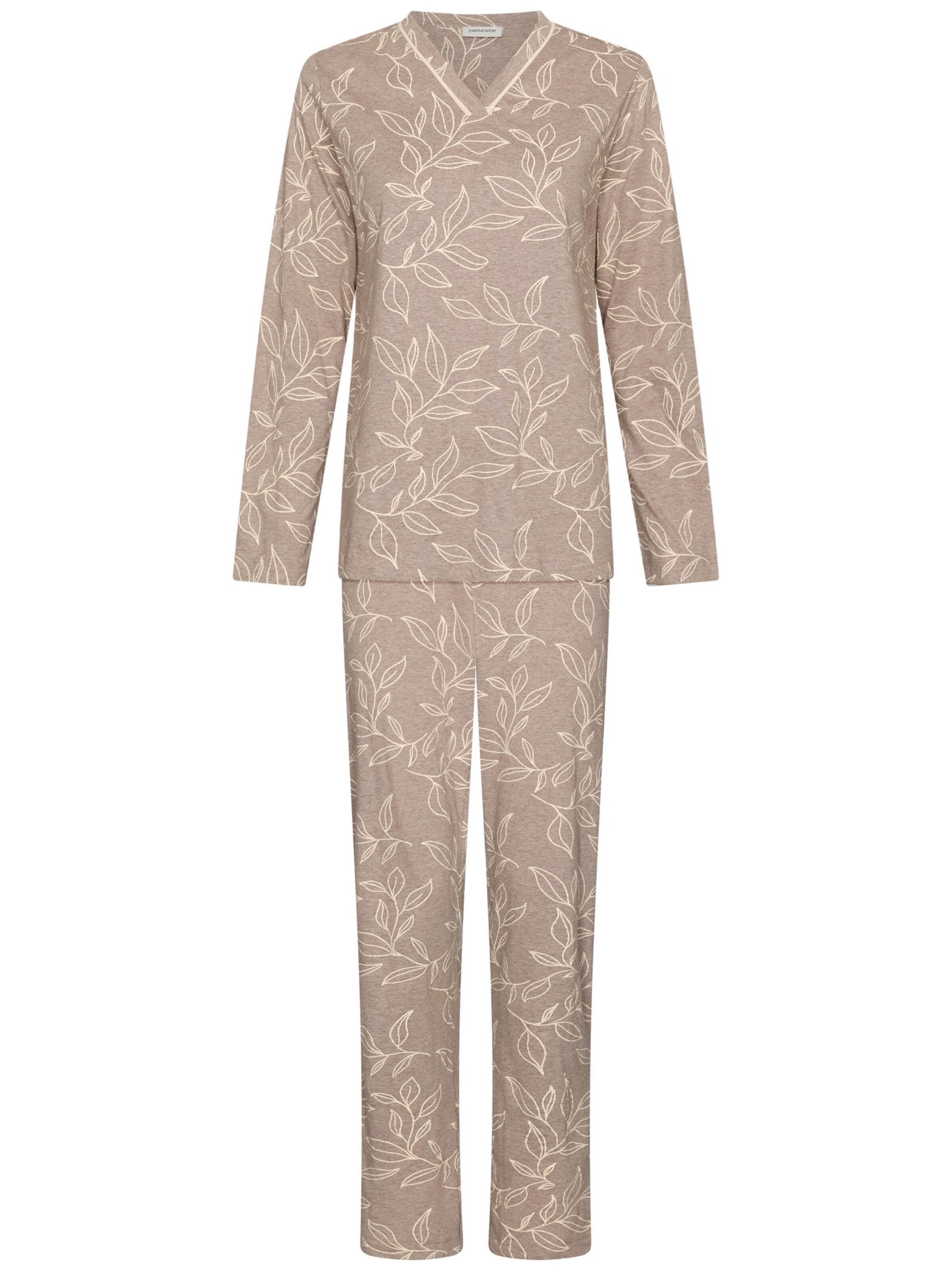 Pastunette Pyjama‌‌‌‌‌‌‌ in Beige: Vorderseite