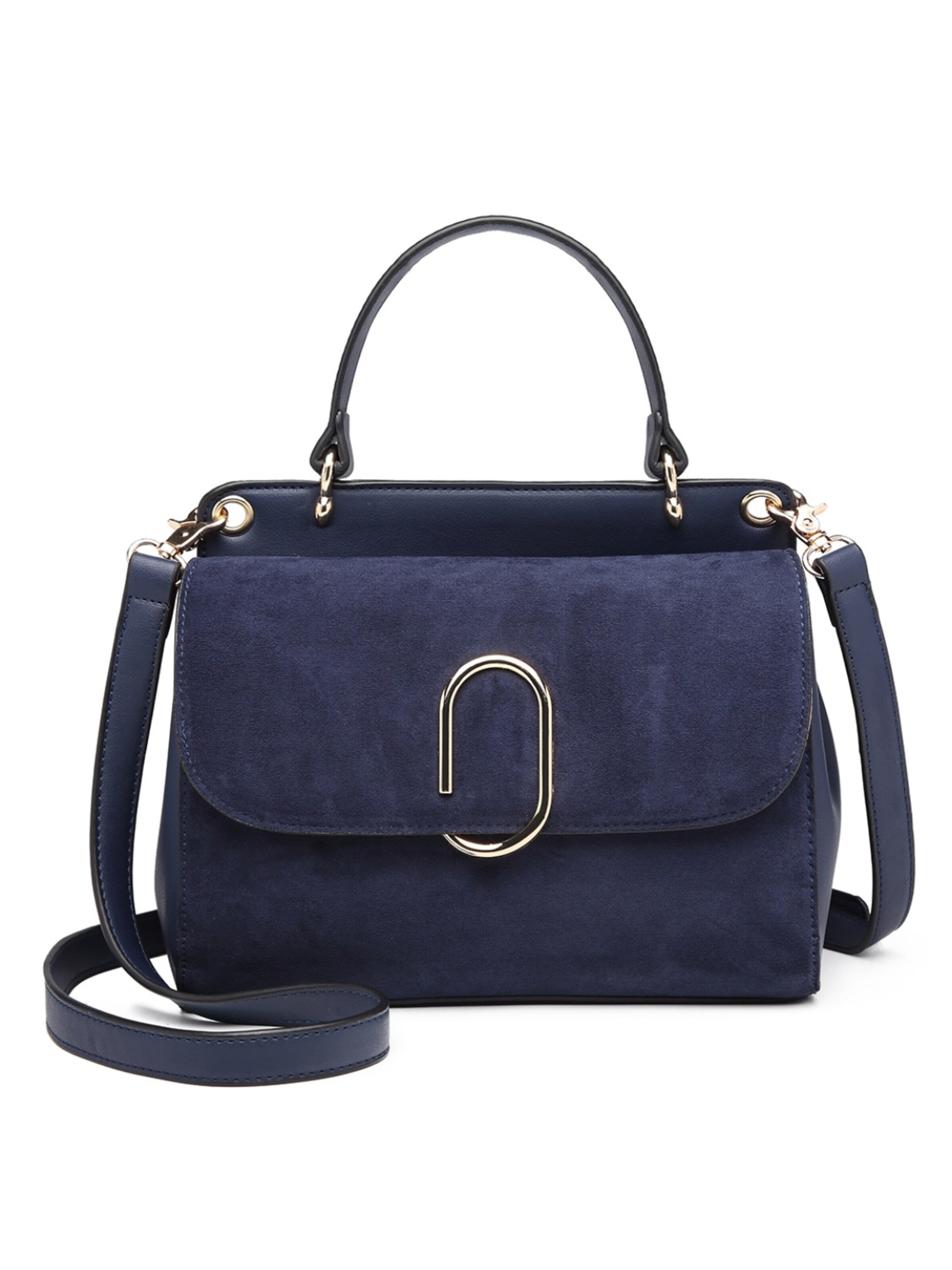 Miss Lulu Shoulder Bag in Blue: front