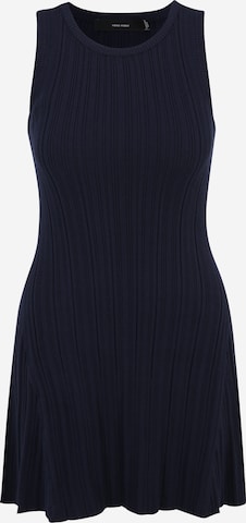 Vero Moda Petite Stickad klänning 'STEPHANIE' i blå: framsida