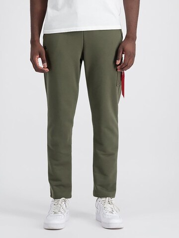 ALPHA INDUSTRIES Regular Pants 'X-Fit' in Green