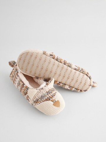 Next - Zapatillas de casa en beige