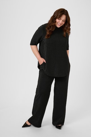 Loosefit Pantalon 'KCRiana' KAFFE CURVE en noir