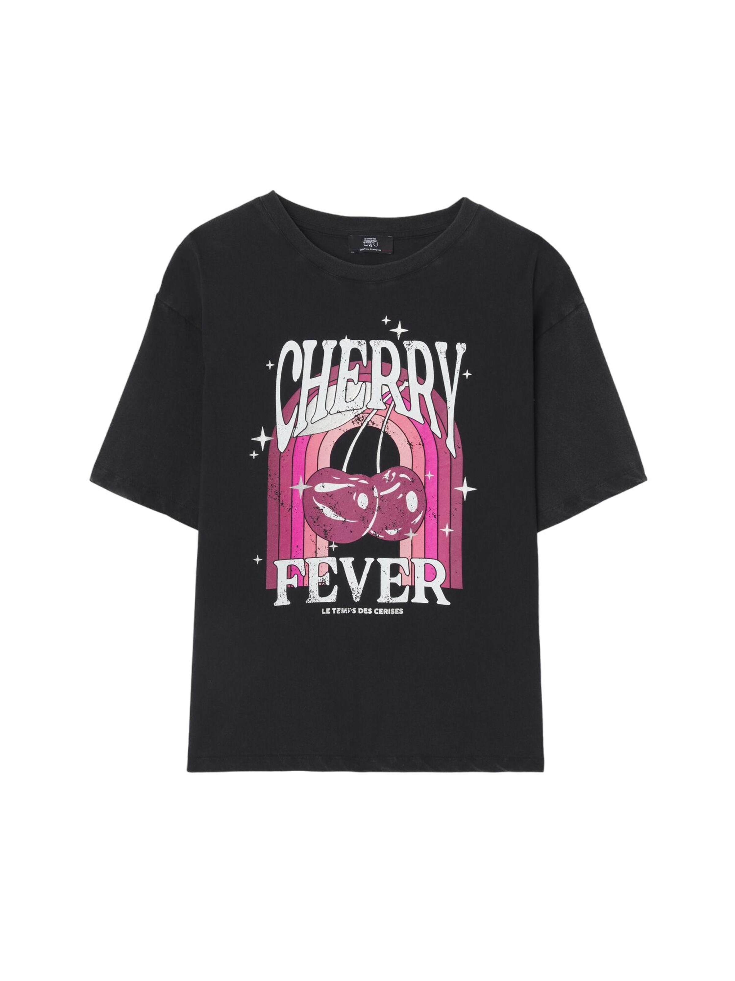 T-shirt 'Rosalia' Le Temps Des Cerises en noir : devant