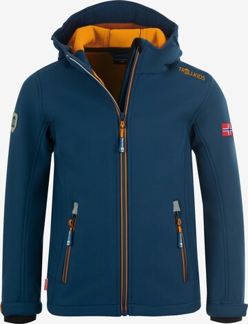 TROLLKIDS Outdoor jacket in Blue: front