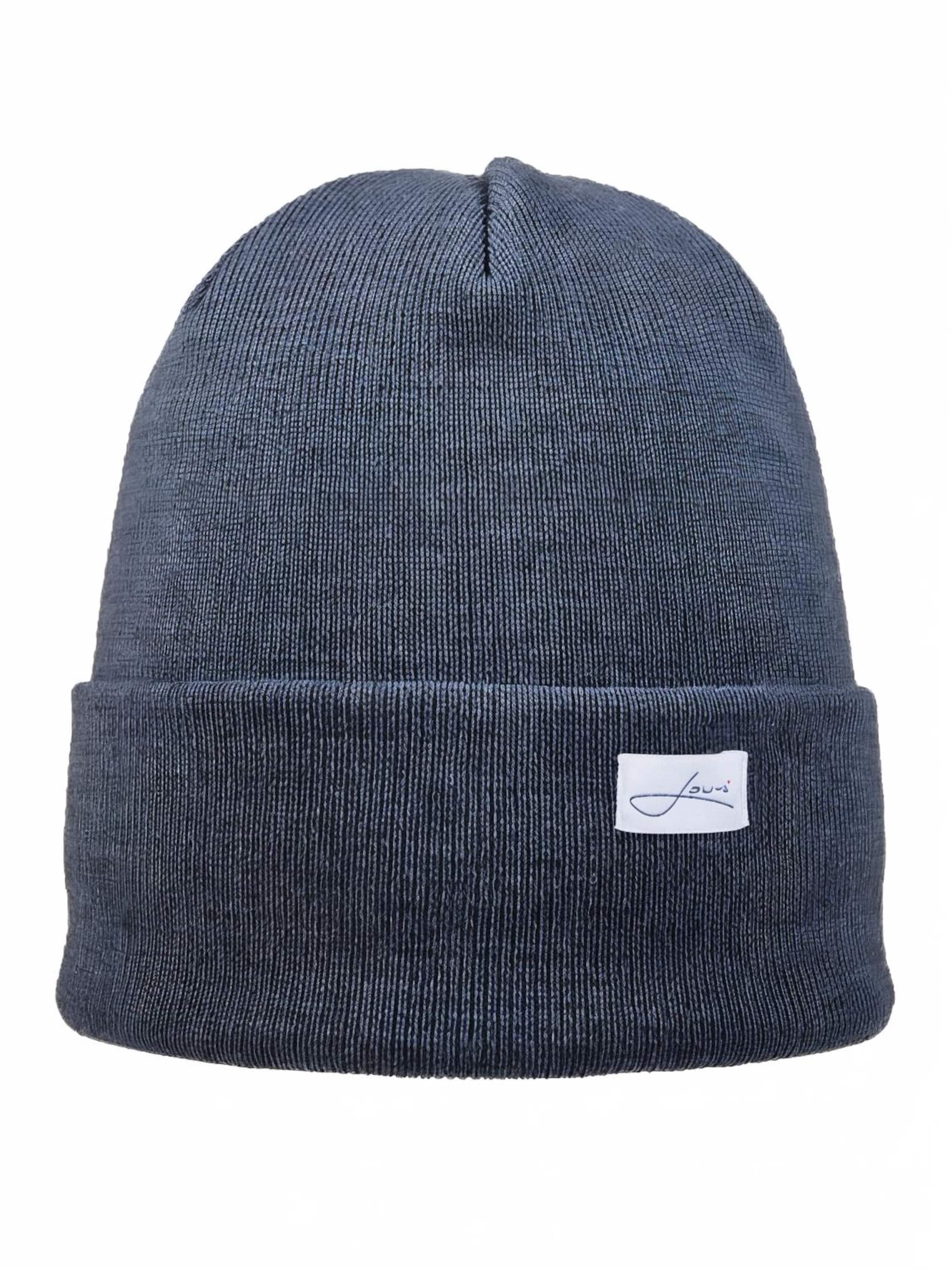 Lou-i Mütze‌‌‌ in Blau: Vorderseite