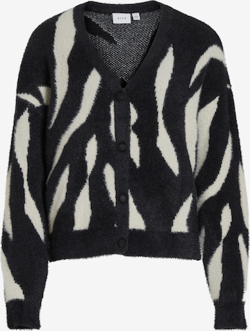 VILA Knit Cardigan 'Lajuli' in Black: front