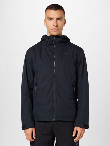 4F Athletic Jacket in Black: front