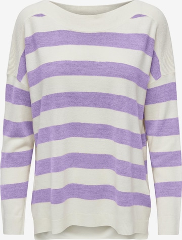 ONLY Sweater 'AMALIA' in Purple: front