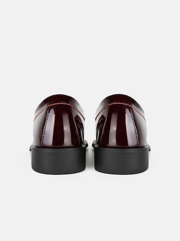 L37 HANDMADE SHOESSlip On cipele 'TO MAKE IT EASIER' - crvena boja