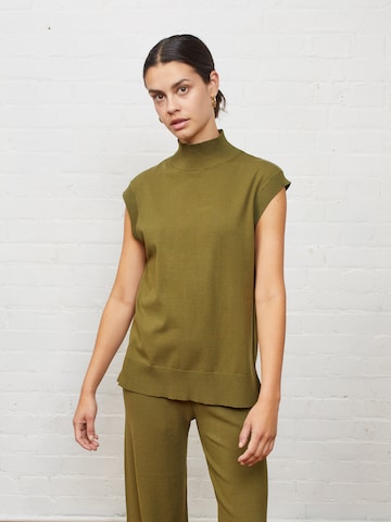 Pull-over 'Evonne' Aligne en vert : devant