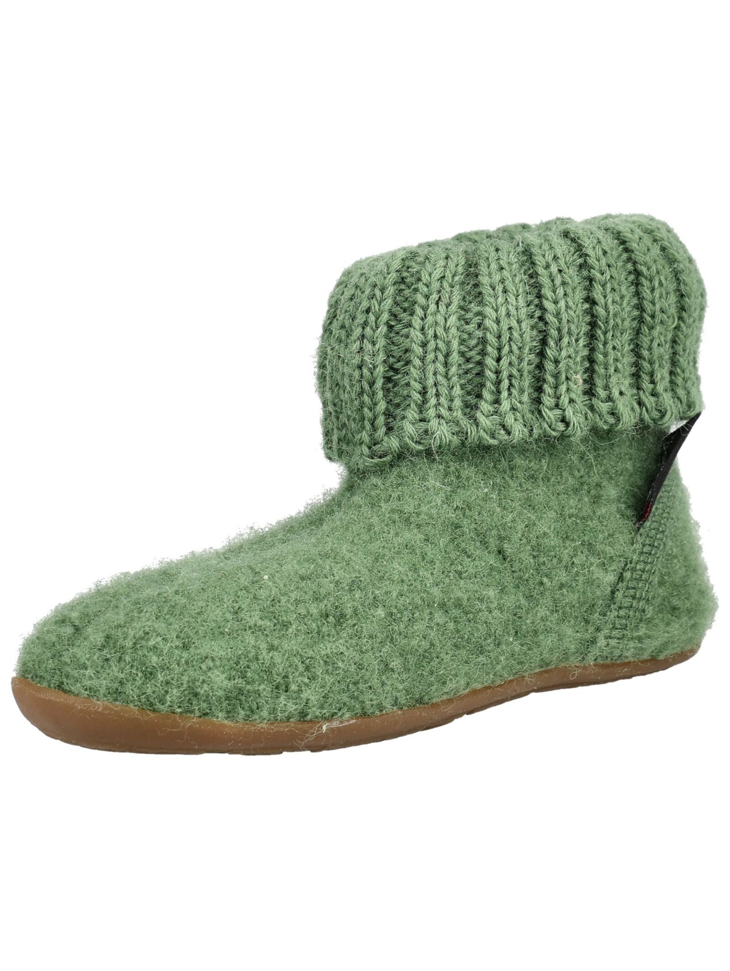 Pantoufle HAFLINGER en vert