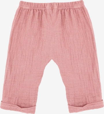 MAXIMO Hose 'GOTS BABY-Krempelhose Musselinstoff' in Pink: Vorderseite