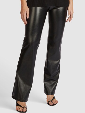 MARC AUREL Flared Pants in Black: front