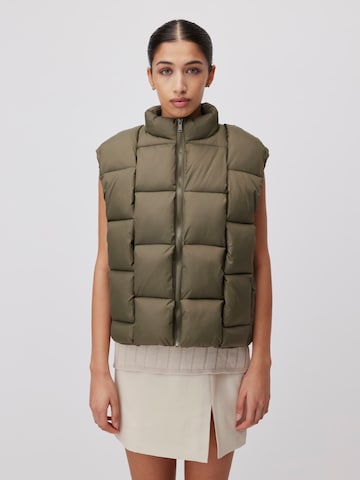 LeGer by Lena Gercke Bodywarmer 'Linda' in Groen: voorkant