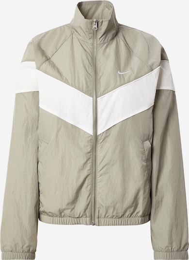 Nike Sportswear Välikausitakki värissä khaki / valkoinen, Tuotenäkymä