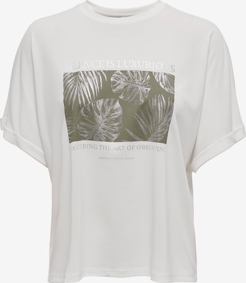 ONLY T-Shirt 'ONLFREE' in Weiß: Vorderseite