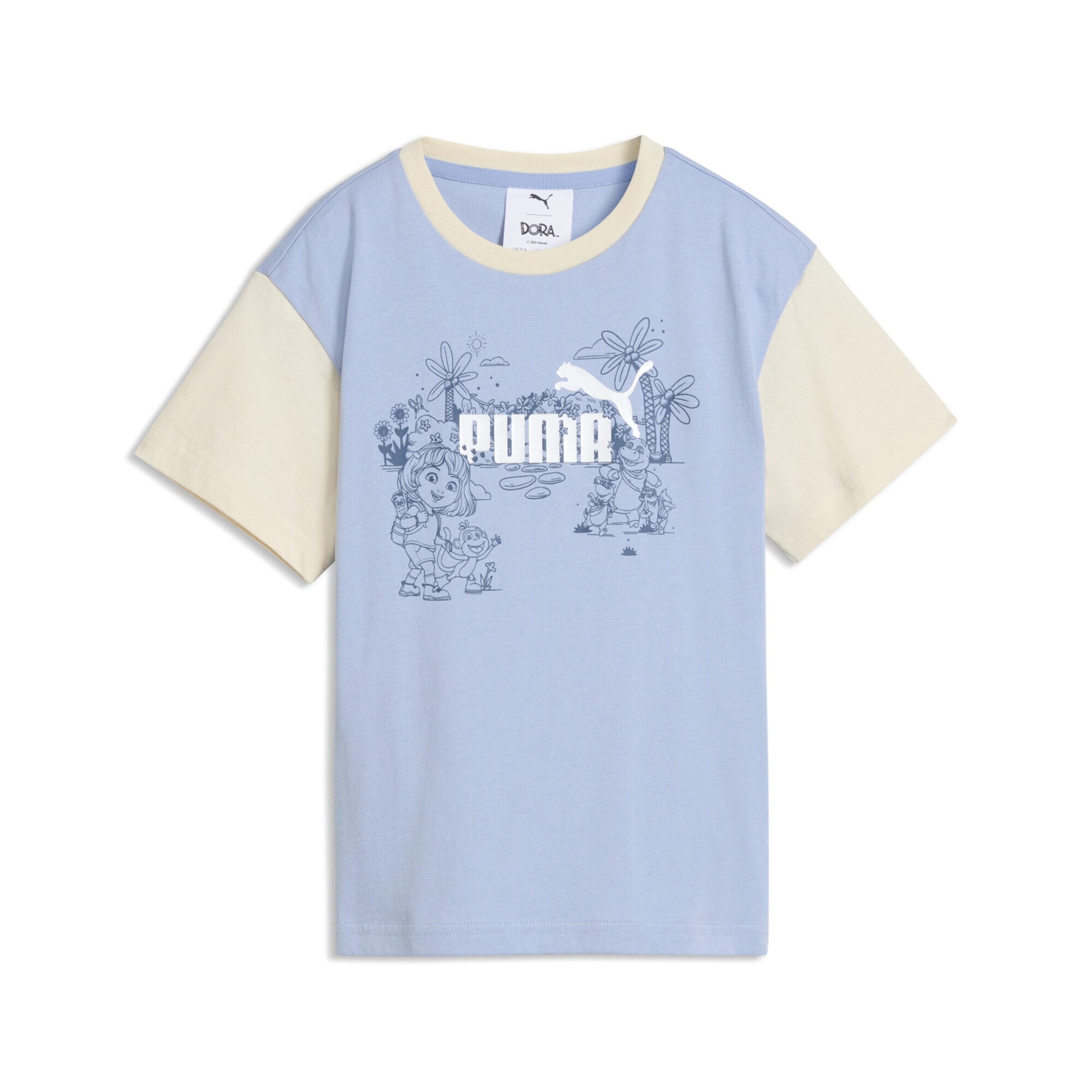 T-Shirt fonctionnel PUMA en bleu : devant