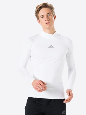 T-Shirt fonctionnel ADIDAS SPORTSWEAR en blanc : devant