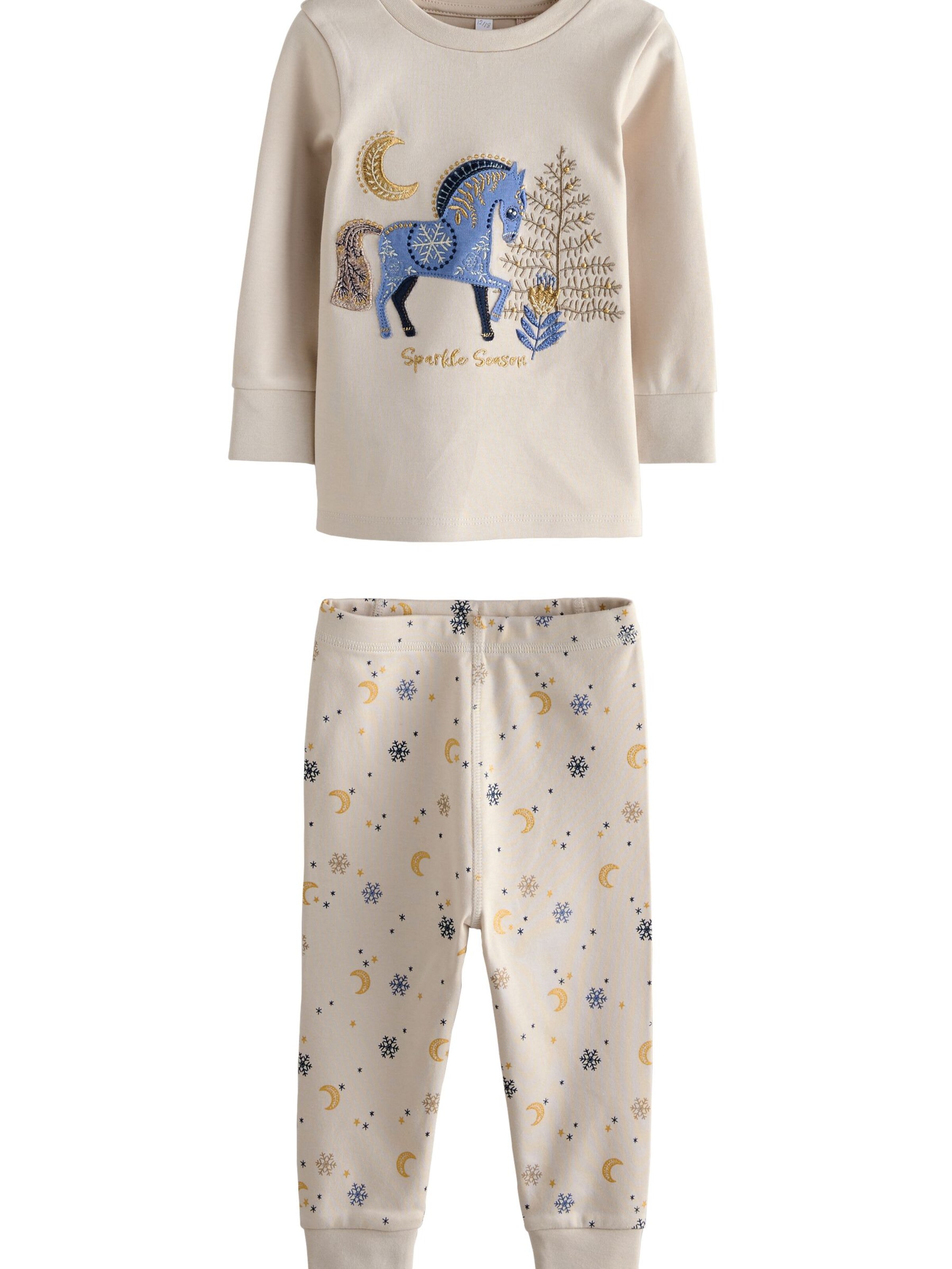 mėlyna Next Miego kostiumas 'Weihnachts'