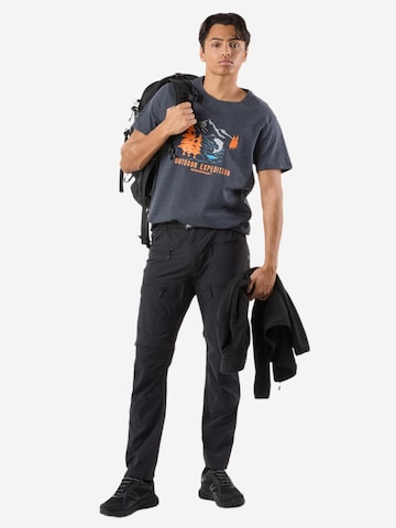 SWEDEMOUNT Regular Outdoorhose 'Lofoten'‌‌‌‌‌‌ in Schwarz
