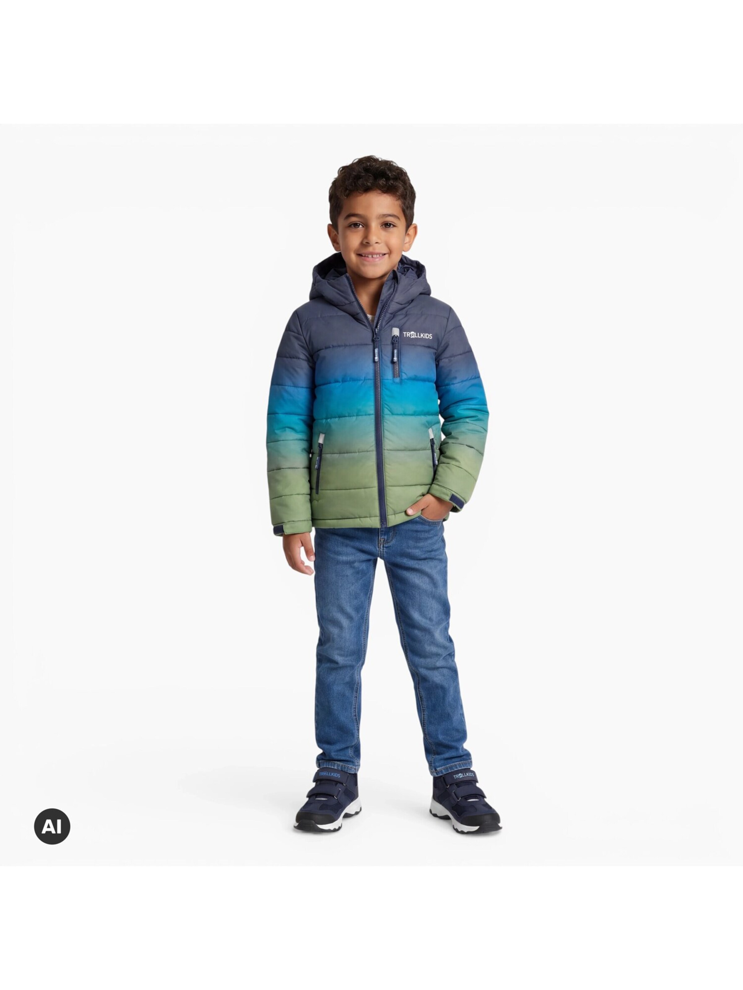 TROLLKIDS Winter Jacket in Blue