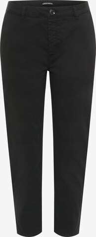 CHIEMSEE Chino Pants in Black: front