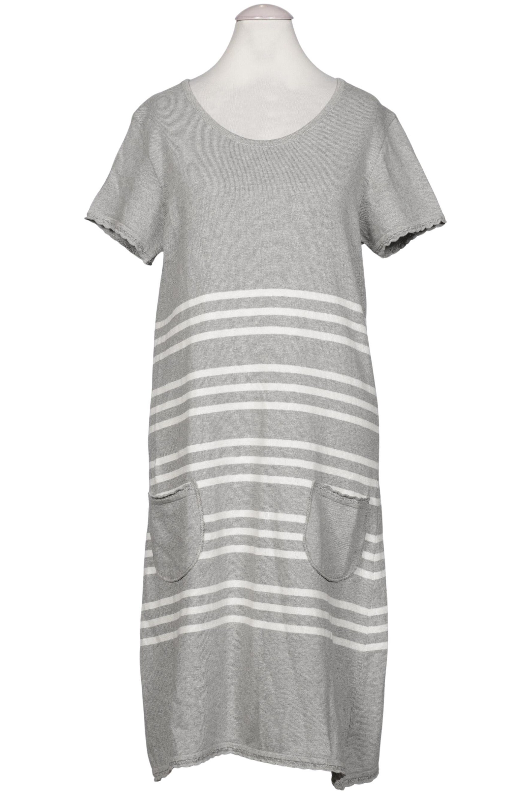 HIMALAYA Kleid M in Grau: Vorderseite