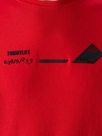 Tommy Life Tričko – červená