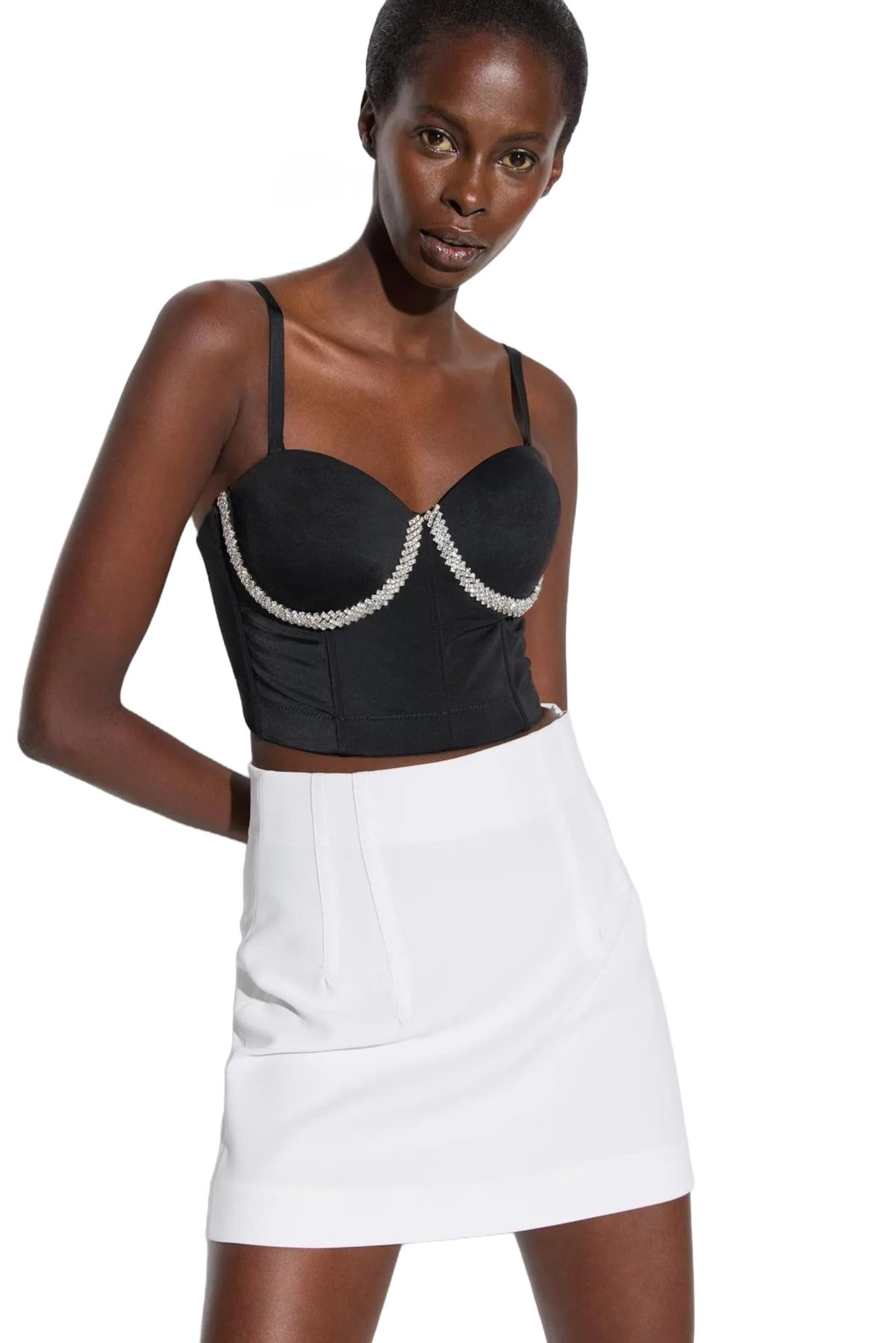 No Matter What Top in Zwart: voorkant