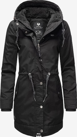 Parka d’hiver 'Canny' Ragwear en noir : devant