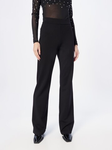 DKNY Flared Trousers in Black: front