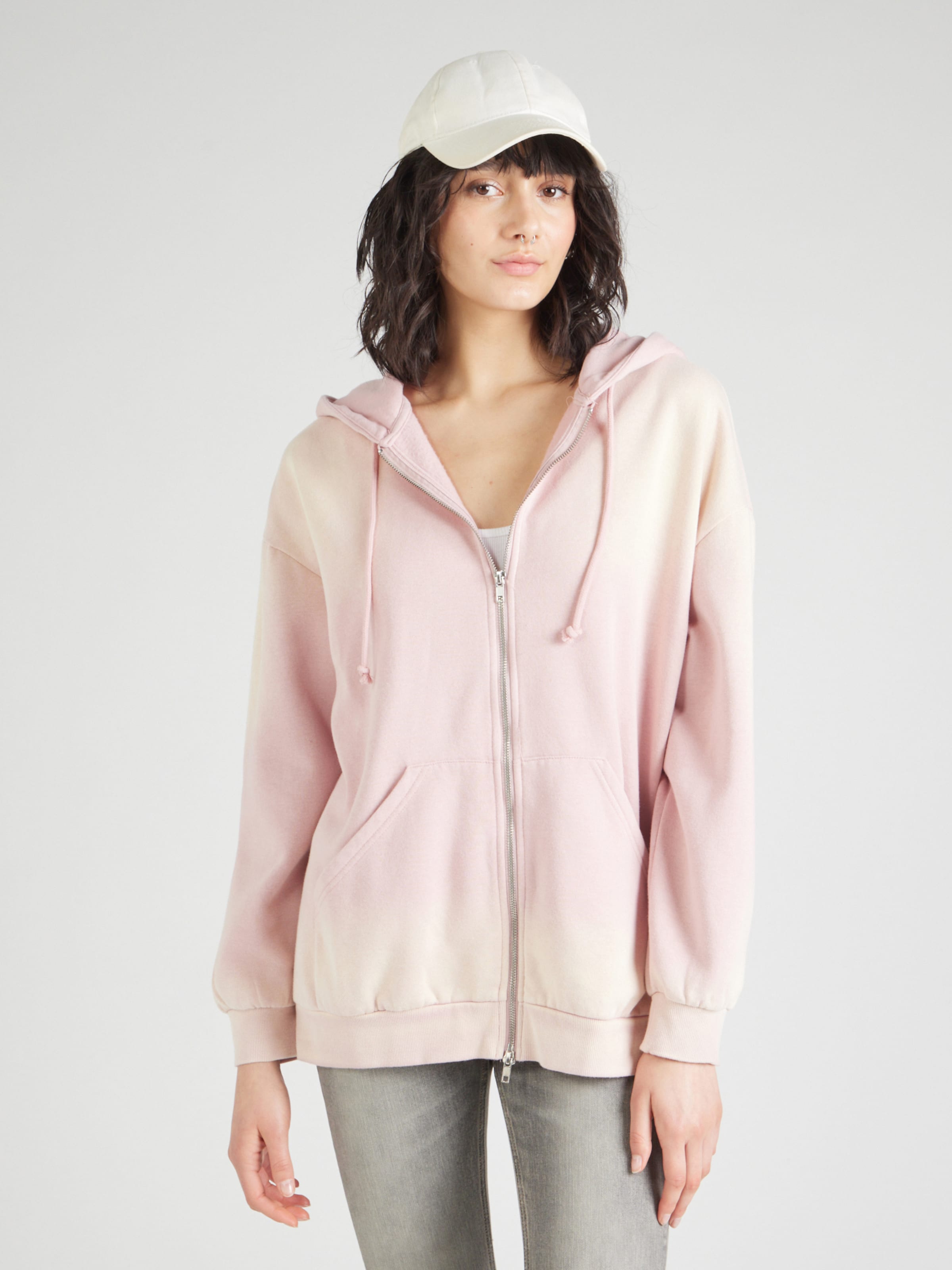 Monki Sweat jacket in Rose ABOUT YOU