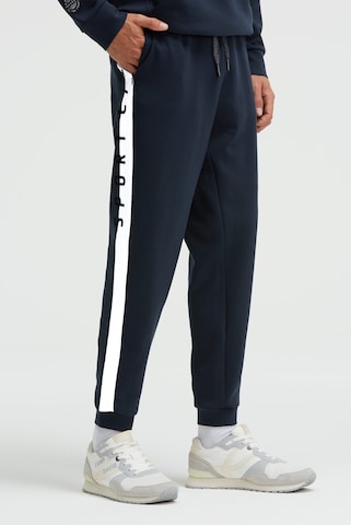 CAMP DAVID Regular Pants in Blue: front